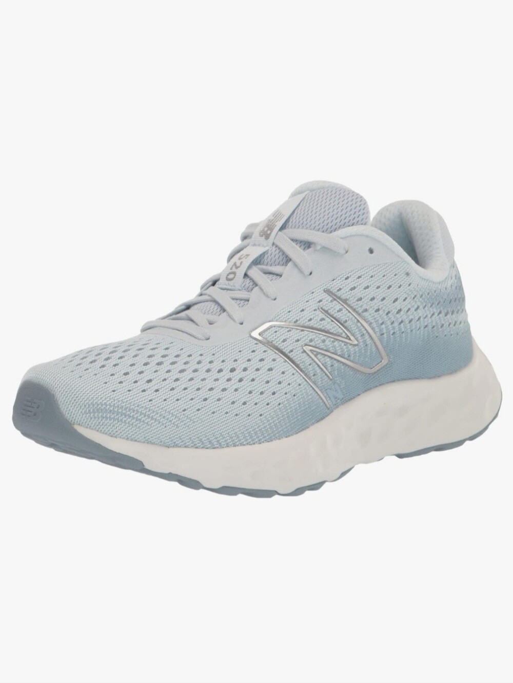 New Balance Women's 520 V8 Pale Blue Mesh Running Sneakers - Picture 7 of 8